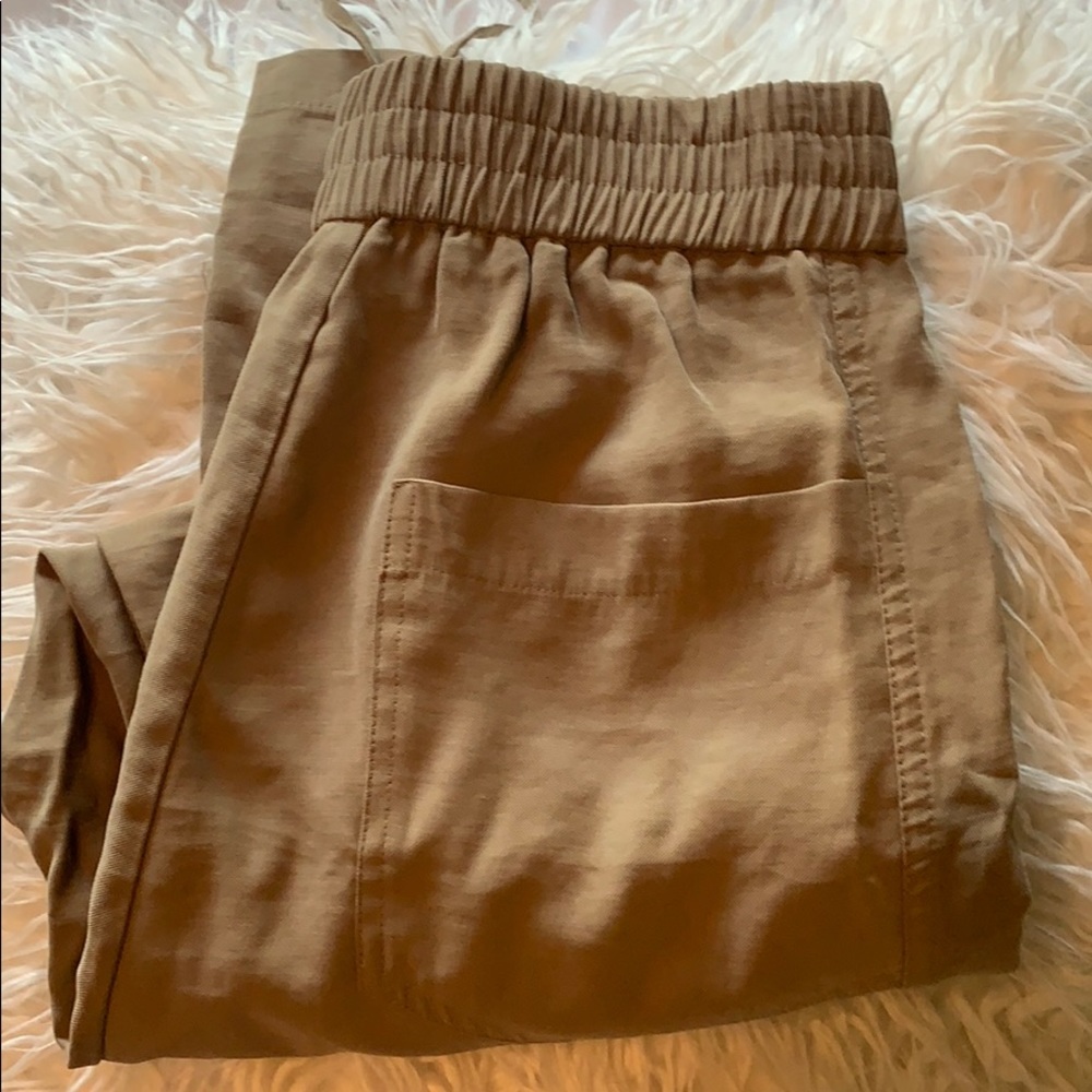 Zara high waisted cropped pants